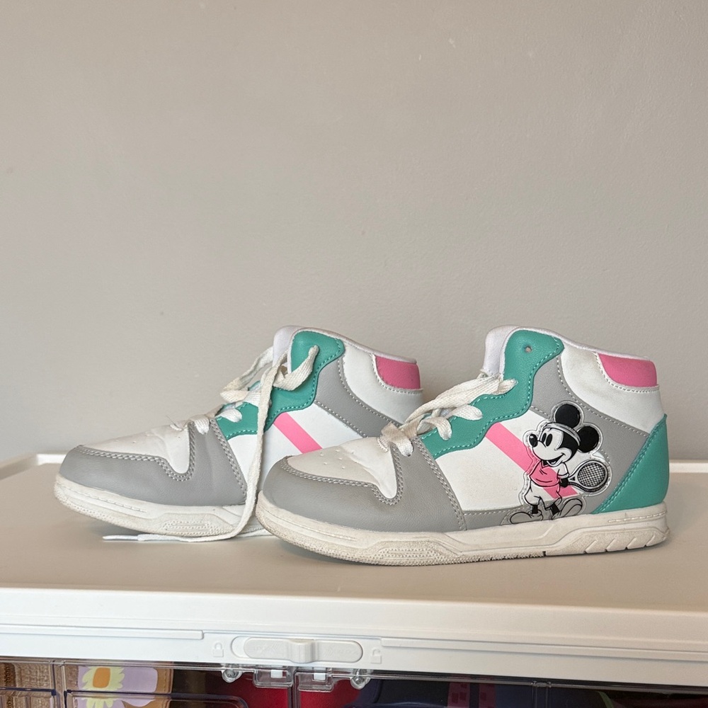 Kids Mickey Mouse High-Top Sneakers